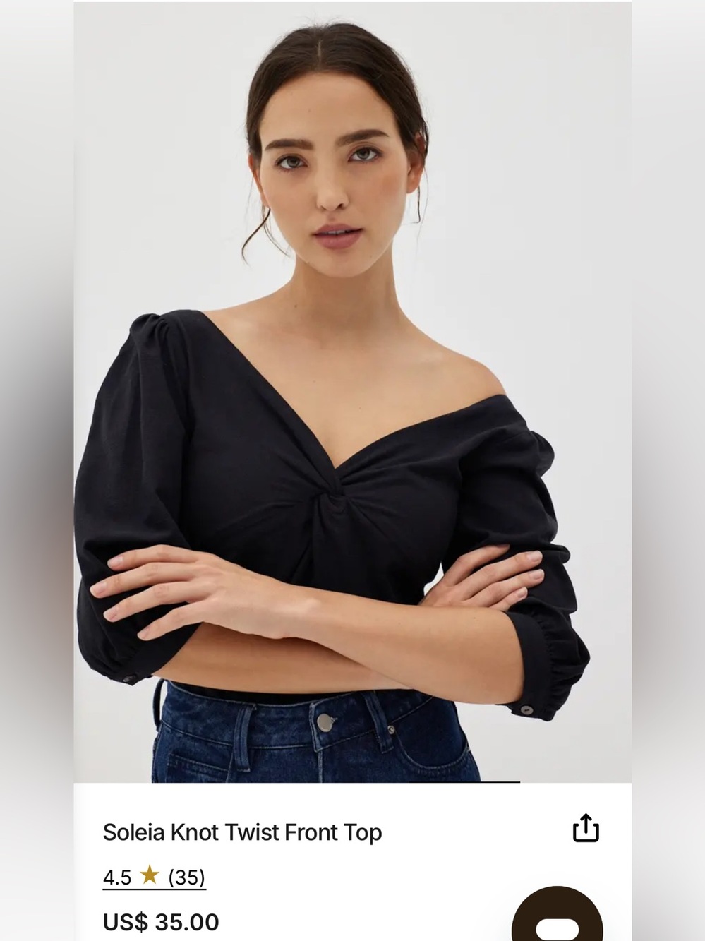 Love, Bonito linen blend top